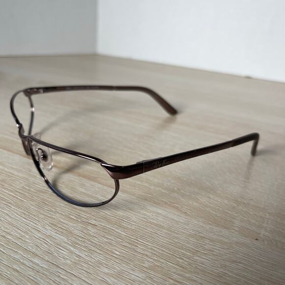 Ray-Ban RB3176 Flight 014/47 Sunglasses Brown Metal FRAMES ONLY 60-17 - Picture 3 of 8